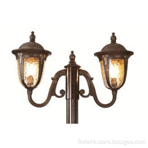 Traditional Custom Outdoor Pole Lamps 100W E27 Street / Gar